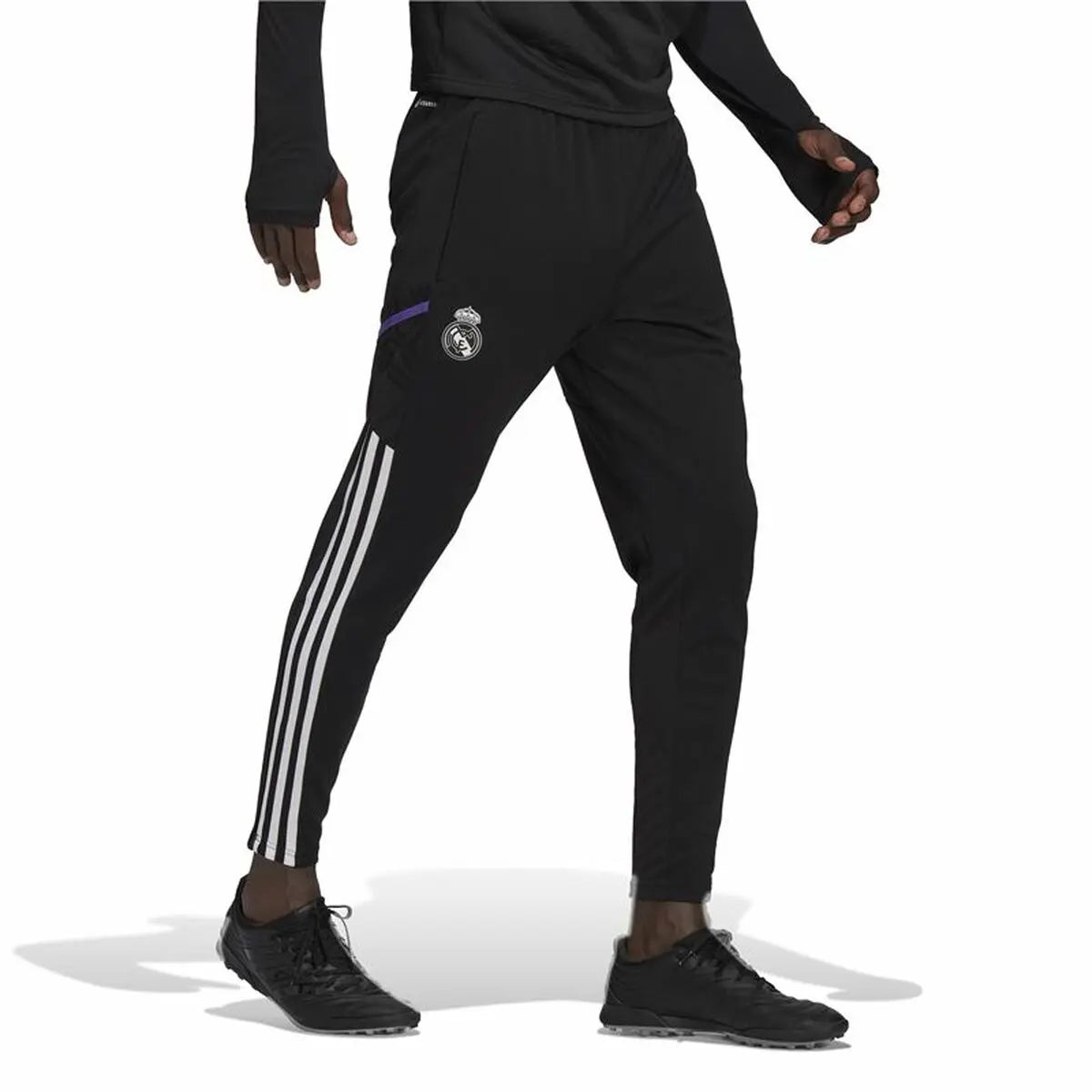 Football Training Trousers for Adults Real Madrid C.F. Condivo 22 Black Men-8