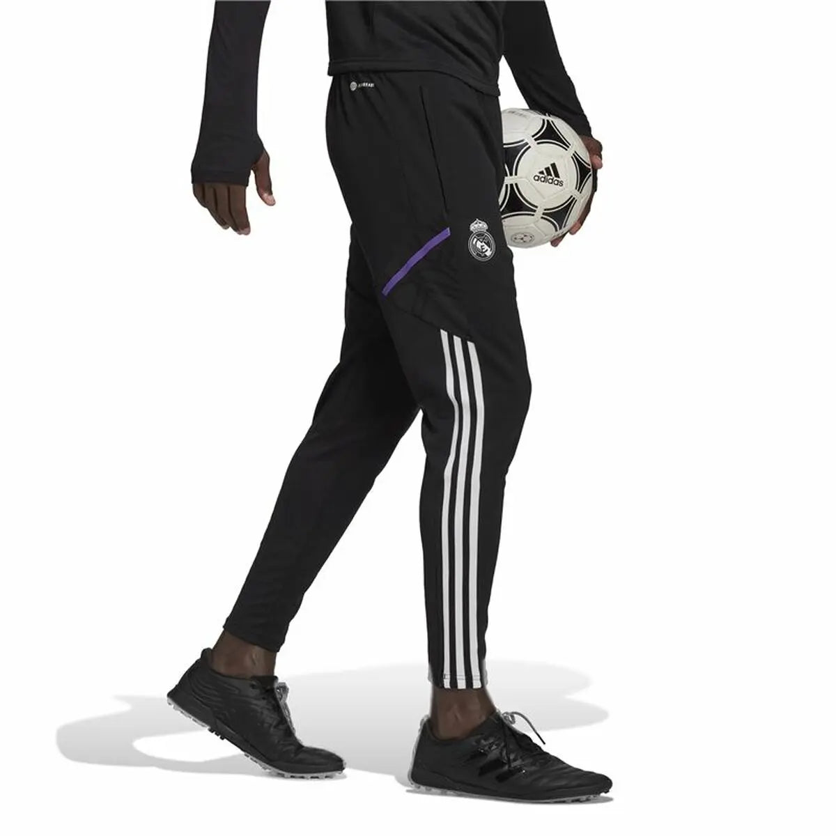 Football Training Trousers for Adults Real Madrid C.F. Condivo 22 Black Men-6