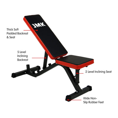NNEDSZ Adjustable Incline Decline Home Gym Bench-1