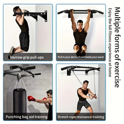 Wall Mounted Pull-Up Bar for Home Fitness-3